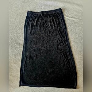 Long Black Skirt Size XL